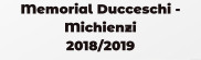 Memorial Ducceschi - Michienzi 2018/2019