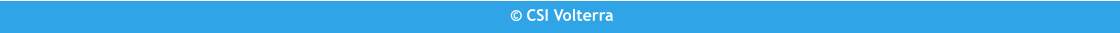 © CSI Volterra